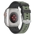 thumbnail image 3 of Sports Silicone Watch Band Strap Stainless Steel Buckle For Apple Watch Series 9 8 7 6 5 4 3 2 1 Ultra 1 2 SE 2 42/44/45/49MM, 3 of 7