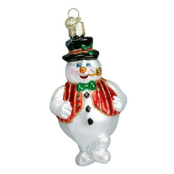 Old World Christmas Ornaments Mr. Frosty Glass Blown Ornaments for Christmas Tree