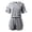 97Black288, variant on MEZZALL Women Pajama Sets Striped Loose O-Neck Short Sleeve T-Shirts Shorts Suit Fashionable Home Wear Versatile Sleepwear