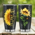 thumbnail image 6 of Jekeno Sunflower Gifts for Women - Valentines Day Mother's Day Christmas Gifts for Her -Stainless Steel Tumbler for Mom Daughter Inspirational Sunflower Sunflower Tumbler , Insulated Travel Mug（20oz), 6 of 7