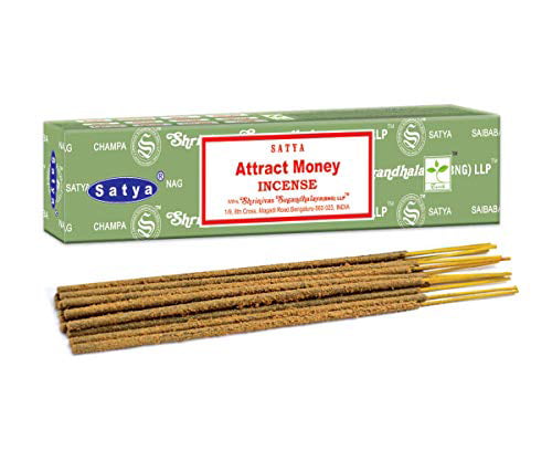 12 X 15 Gr = 180 Gr Satya Sai Baba Nag Chama Money Matrix Incense Sticks 