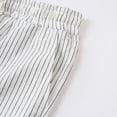 thumbnail image 6 of Thousandth Casual Striped Shorts for Men Summer Beach Shorts with Drawstring Elastic Waist Breathable Shorts Relaxed Loose Fit Flax Lounge Shorts, 6 of 8