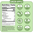 thumbnail image 5 of Punchies Protein Fruit Snacks for Kids – Green Apple – 5g Protein, 100% Vitamin-C, No Junk – 2-Pack, 5 of 8