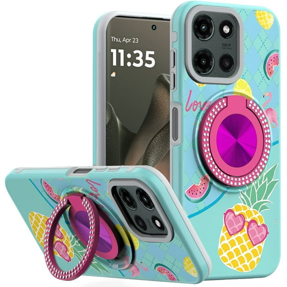Motorola Edge 2025 Pineapple Pattern Hybrid Case