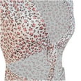 thumbnail image 7 of Fesfesfes Spring Dresses for Women Floral Print Boho Dress Asymmetrical Hem Mini Dress Short Basic Mini Deep V Neck Club Dress, 7 of 7