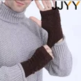 thumbnail image 4 of Guantes Sin Dedo Punto Tejidos Calidos Lana Mitones Tejidos, 4 of 4