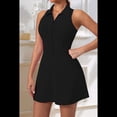 thumbnail image 3 of Vestido Deportivo Ajustado de Cintura Alta, Color Negro, Talla S, 3 of 6