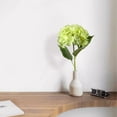 thumbnail image 6 of Faux Floral Stem, Artificial Hydrangea with Silk Petals and Lifelike Foliage, 23.62 Inch Light Green Flower for Vase Home Decor, 6 of 7