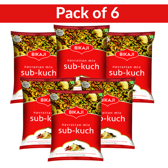 BIKAJI NAVRATTAN MIX 140G X 6