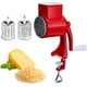 thumbnail image 4 of Molinillo manual de queso y frutos secos de acero inoxidable rojo, 4 of 5
