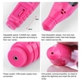 thumbnail image 4 of Juego De Limas Eléctricas Para Uñas, Velocidad Ajustable, Profesional, Para Manicura Y Pedicura Monstrate CE008890-03, 4 of 6