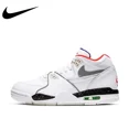 thumbnail image 2 of Zapatillas de deporte originales para hombre, recién llegadas, zapatillas de baloncesto ligeras y con amortiguación de verano FLIGHT LEGACY, parte de la superficie de cuero, 2 of 4