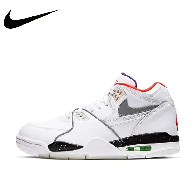 Zapatillas de deporte originales para hombre, recién llegadas, zapatillas de baloncesto ligeras y con amortiguación de verano FLIGHT LEGACY, parte de la superficie de cuero
