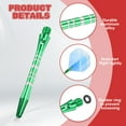 thumbnail image 3 of Aluminum Dart Shafts, Medium 2BA Dart Stems Replacement Accessories with Rubber Rings for Steel Tip Green, 3 of 5