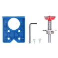 thumbnail image 4 of Hole Drill Guide, Simple Adjustment Hinge Jig Accurate Positioning 8mm Shank  for Door, 4 of 7