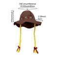 thumbnail image 2 of Byfri Floral Embroidered Oktoberfest Hat with Braids Bavarian Festival Headwear 60cm, 2 of 7
