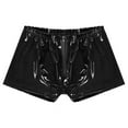 thumbnail image 6 of Fgnfyis Men's Sexy Skinny Shiny Lederhosen Boxers Shorts Men Shorts Black XXXXL, 6 of 7