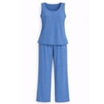 thumbnail image 1 of Set Pijama George para Mujer, sin Manga Azul Talla Xch 2 piezas, 1 of 4