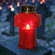 thumbnail image 2 of Lámpara de vela sin llama Rote, resistente a la lluvia, LED, vela funeraria | Iluminación LED para cementerio, velas LED con control remoto para casas encantadas, 2 of 8