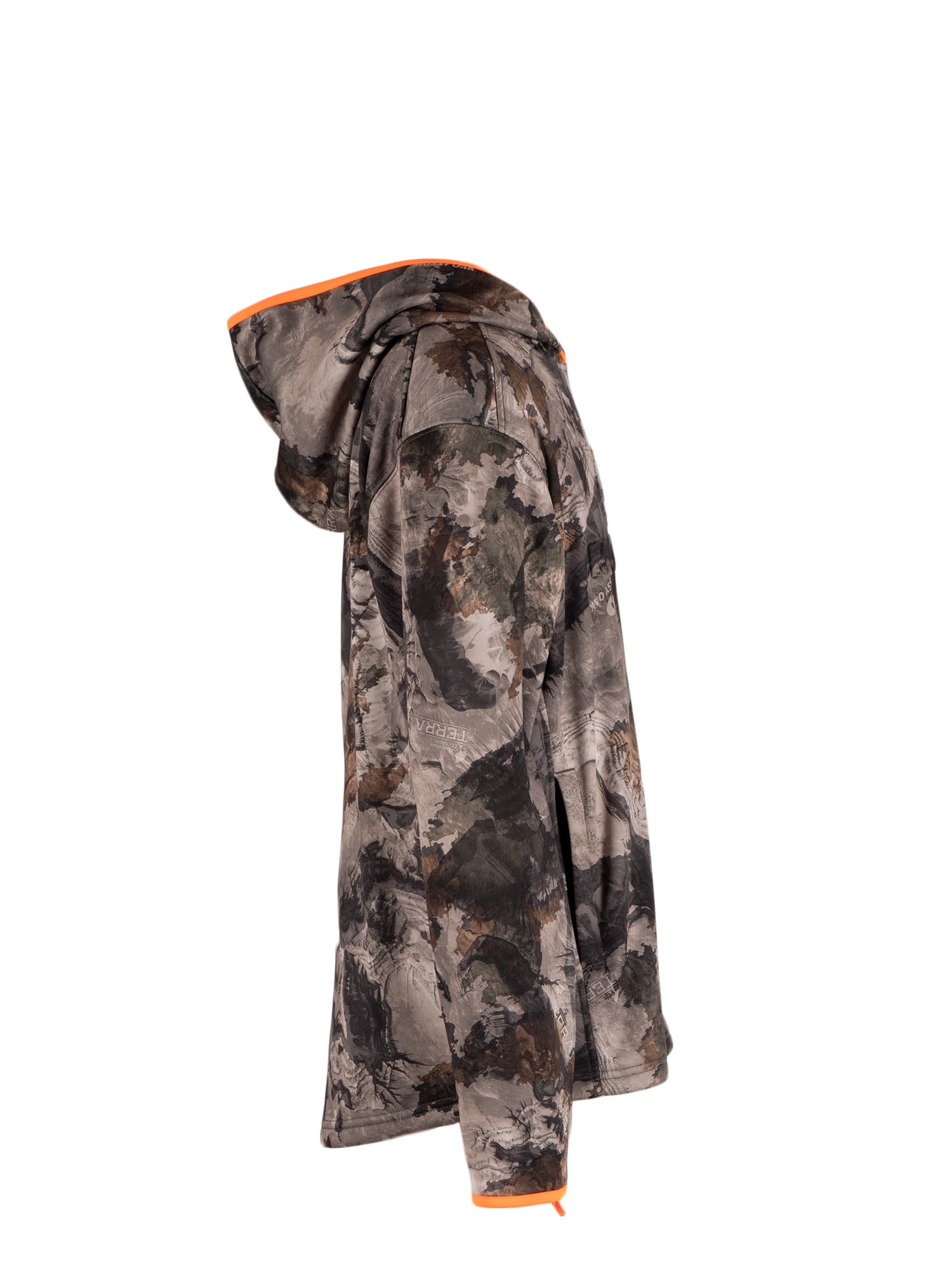 Mossy Oak Youth Long Sleeve Camouflage Hunting Pullover Hoodie, Mossy Oak Terra Gila, L