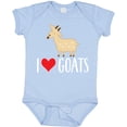 thumbnail image 3 of Inktastic Goat Cute I Love Goats Farm Animal Boys or Girls Baby Bodysuit, 3 of 5