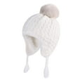 thumbnail image 1 of Sun Protection Hat, Fleece Hats with Scarves for Kids, 1 of 7
