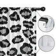 thumbnail image 4 of Blackout Kids Curtains,White and Gray Of Leopard Print Childrens Insulated Curtains Set Of 2,Bedroom Essentials,Toddler Room Decor 42"x63", 4 of 5