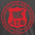 thumbnail image 3 of CafePress - Alpha Sigma Phi Red Seal T Shirt - Mens Comfort Colors Shirt, 3 of 5
