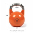 thumbnail image 6 of Titan Fitness 12 KG Competition Kettlebell, Color-Coded Orange, 35mm Handle, 6 of 6