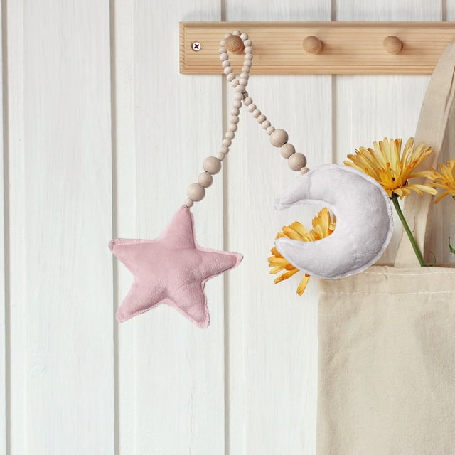 kcavykas Big Deals Items Five Pointed Star Wooden Bead String Decoration