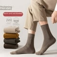 thumbnail image 3 of Calcetines hasta media pantorrilla para hombre, calcetines largos de algodón para otoño e invierno para hombre, 3 of 5