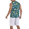 thumbnail image 2 of Sikiie Floral Basketball Jersey Reversible Men's Mesh Athletic Sports Shirts Training Practice S-4XL3X-Large, 2 of 6