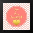 thumbnail image 2 of Lavoie, Tina 20x20 Black Modern Framed Museum Art Print Titled - You Are Beautiful, 2 of 5