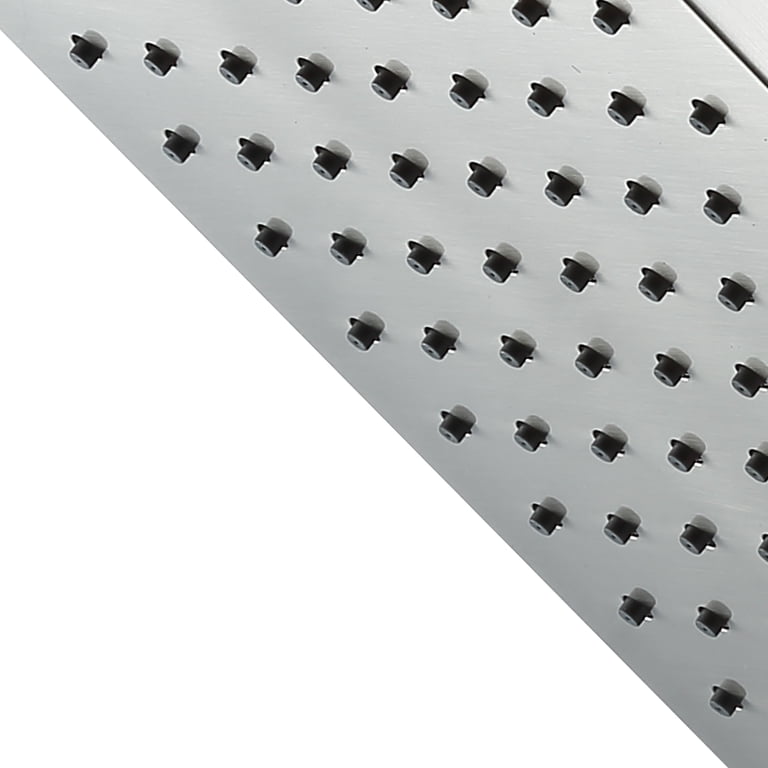 Better Homes & Gardens 8in Square Rain Showerhead, Nickel photo 8