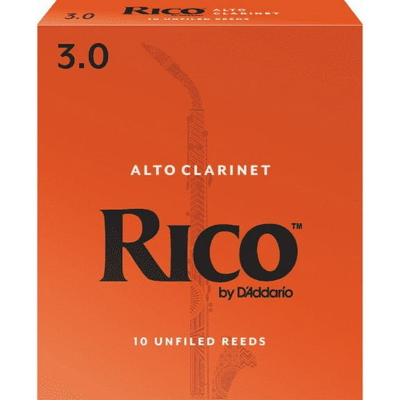 Rico Alto Clarinet Reeds Strength 3 10 Box