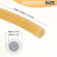 thumbnail image 2 of Natural Latex Rubber Tubing, 3/16" ID x 5/16" OD 16.4Ft Elastic Tube, 2 of 6