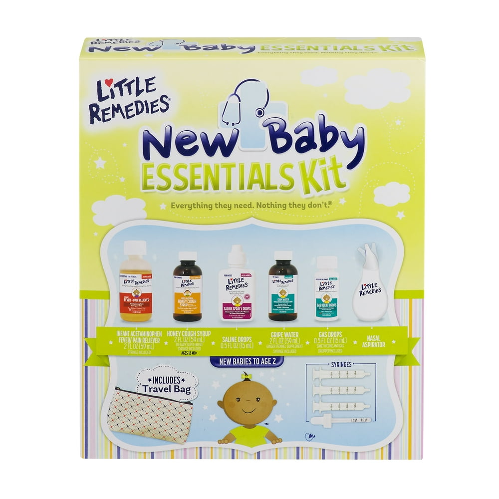 Little Remedies New Baby Essentials Kit New Babies To Age 2 Walmart