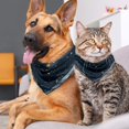 thumbnail image 4 of Constellation Pack of 2 Translucent Light and Breathable Chiffon Yarn Cat Bandanas, 40.6x40.6x58in & 53.3x53.3x76.2in Sizes, 4 of 5