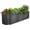 Gray, variant on A ANLEOLIFE 30" Extra Tall Galvanized Raised Garden Beds Outdoor, 3x2.5ft Round Metal Planter Boxes for Planting Vegetables, Flowers, Fruits, Eco-Safe & Easy Setup, CaféBronze