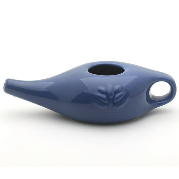 Olla Neti De Cerámica De 250Ml Para Lavado De Nariz, Boquilla Cómoda Para Limpieza Nasal Guardurnaity OD014575-01