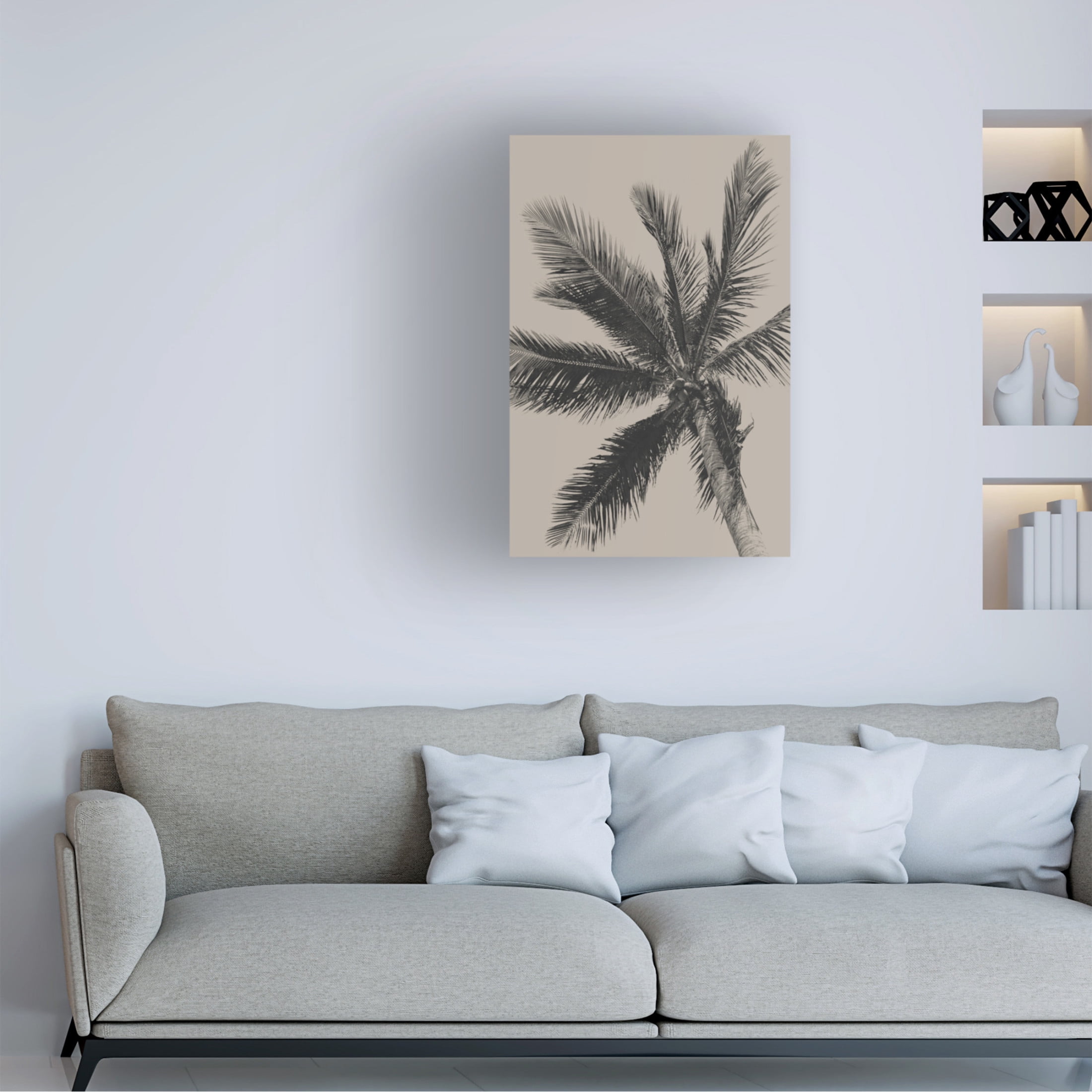 Trademark Fine Art Eda Unsoy Palm Tree Canvas Wall Art