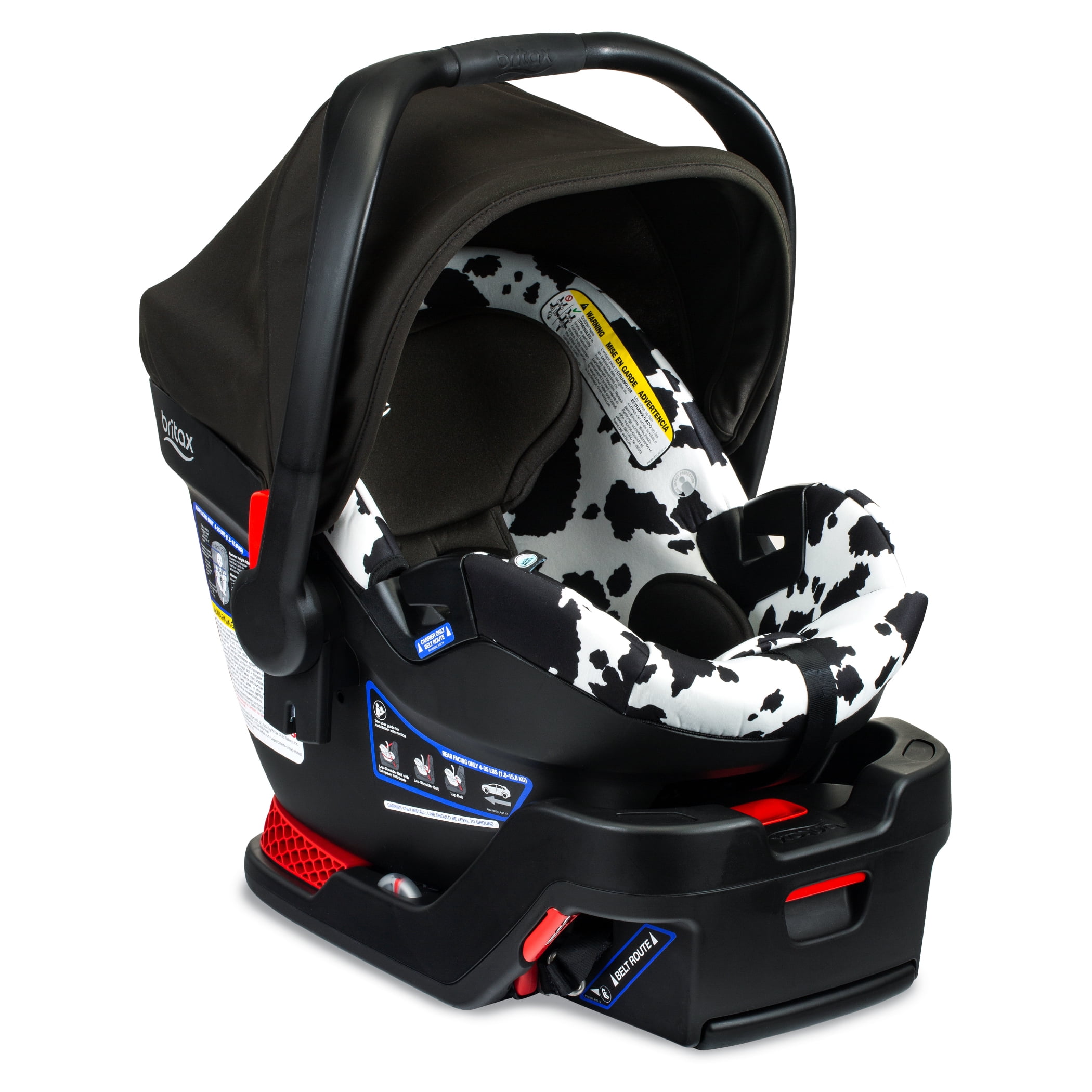 Britax BSafe Gen2 FlexFit Infant Car Seat, Cowmooflage 2.0 SafeWash