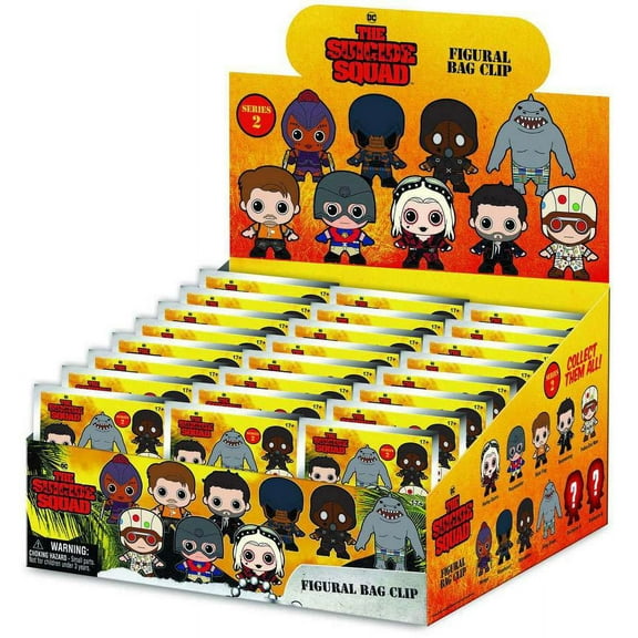 DC 3D Figural Keyring The Suicide Squad Series 1 Mystery Box (24 Packs)