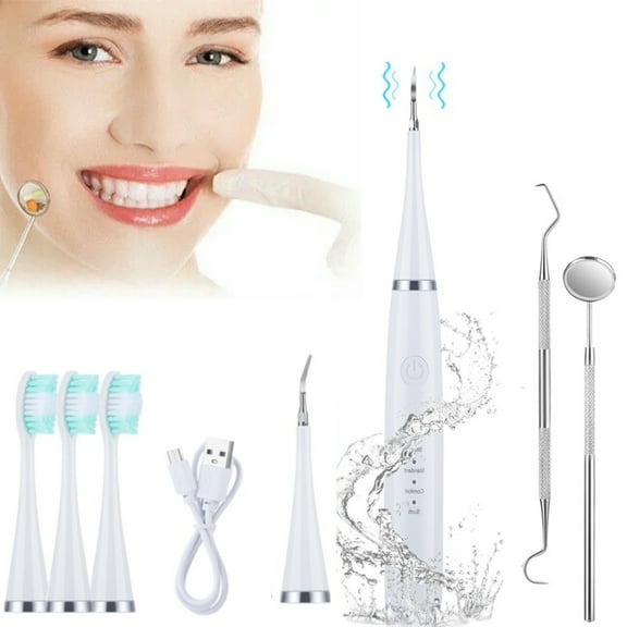 KIBVOE Electric Plaque Teeth Remover, Teeth Cleaner Tooth Whitening Remove Tartar Scaler Teeth Care