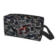 thumbnail image 2 of Goofa Cool Off-Road Vehicle Printed Toiletry Bag with Handle,Large Capacity Travel Makeup Cosmetic Bag for Women, Carry on Airport Airline Compliant Bag, 2 of 9