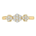 thumbnail image 3 of 1/3 Carat Diamond Floral Cluster Ring in 14K Yellow Gold (Ring Size 10.75) (SI1-SI2 Clarity), 3 of 4