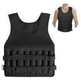 thumbnail image 1 of Adjustable Weighted Vest 20KG Max Loading for Exercises Fitness Muscle Building Weight Loss Running, 1 of 8