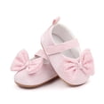 thumbnail image 3 of Baby Girls Princess Shoes, Soft Bow Flower Non-slip Toddler Shoes, 3 of 6