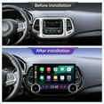 thumbnail image 3 of For Jeep Compass 2017 2018 2019 2020 Android 15 in Car Stereo Radio GPS NAVI Bluetooth Player 4+64GB, 3 of 8