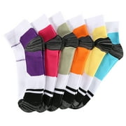 AEVXKHI 6 Pairs Plantar Fasciitis Socks for Men Women Sports Hiking Workout Fitness Exercises Sock Relieves Heel Pain Arch Ankle Foot Heel Spurs